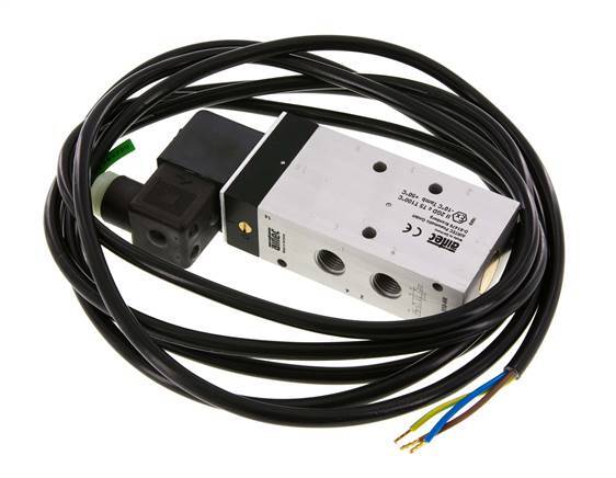 5/2 G1/4'' Magneetventiel 24V DC ATEX 2.5-10bar/35.0-140psi Airtec