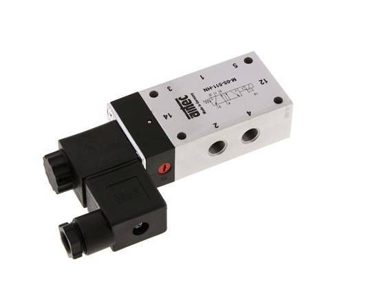 5/2 G1/8'' Magneetventiel 230V AC 3-10bar/42-140psi Airtec