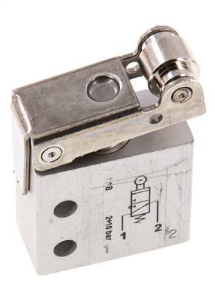 3/2 M5 NO Rolbediend Ventiel 2-10 bar/28-140psi