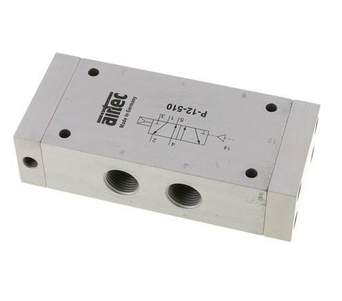 5/2 G1/2'' Luchtgestuurd Ventiel 1-10bar/14-140psi Airtec