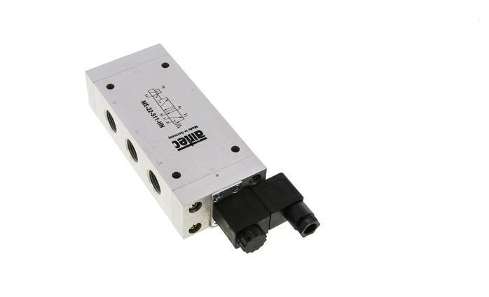 5/2 G1/2'' (G1/8'') Magneetventiel Extern 24V DC 0-10bar/0-140psi Airtec