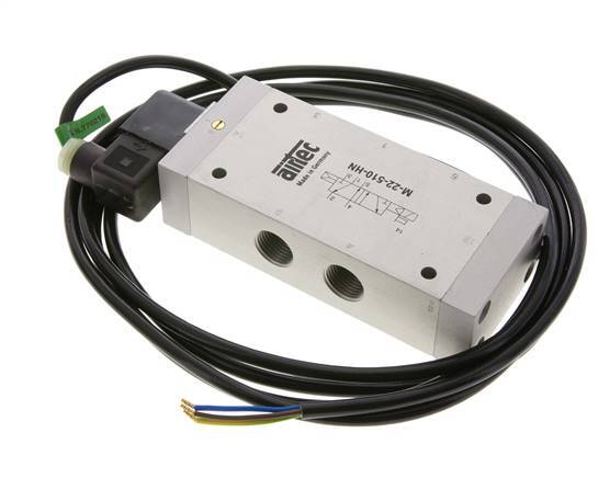 5/2 G1/2'' Magneetventiel 24V DC ATEX 1-10bar/14-140psi Airtec