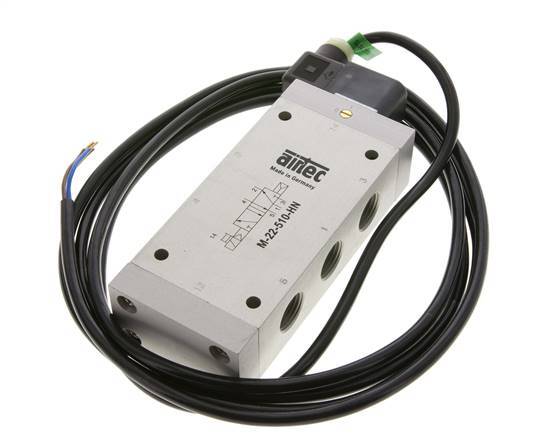 5/2 G1/2'' Magneetventiel 24V DC ATEX 1-10bar/14-140psi Airtec