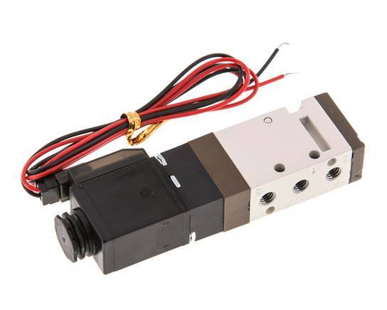 5/2 M5 Magneetventiel 24V DC 1.5-10bar/21.0-140psi 2-polige Stekker YPC
