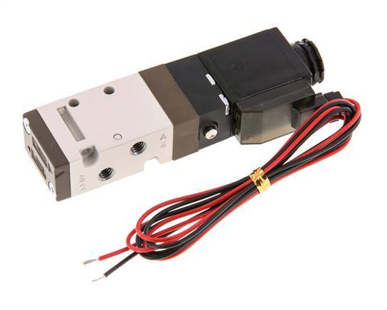5/2 M5 Magneetventiel 24V DC 1.5-10bar/21.0-140psi 2-polige Stekker YPC