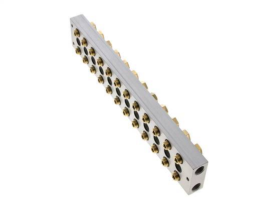 Manifold 12-Stations 5/2 5/3-weg Airtec M04/P04