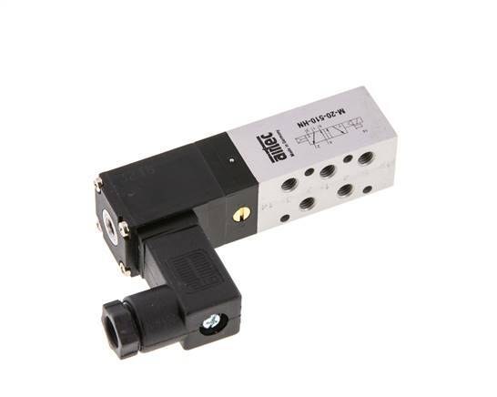 5/2 M5 Magneetventiel 230V AC 2,5-8bar/35,0-112psi Airtec