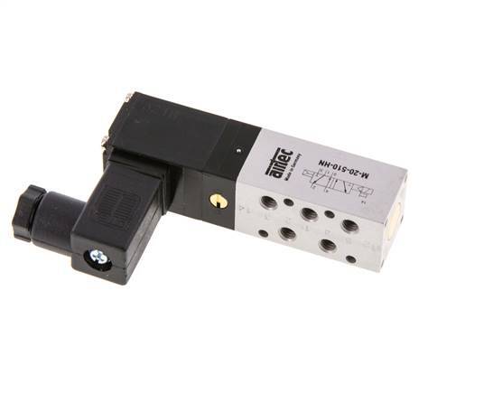 5/2 M5 Magneetventiel 230V AC 2,5-8bar/35,0-112psi Airtec