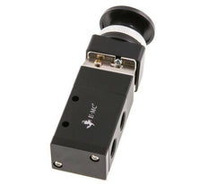 3/2 G1/4'' Universeel Handbediend Ventiel Zwart 0-8bar/0-112psi E.MC