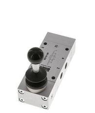 5/3 G1/8'' Midden Gesloten Handbediend Hefboom Ventiel Detent 0-10bar/0-140psi Airtec