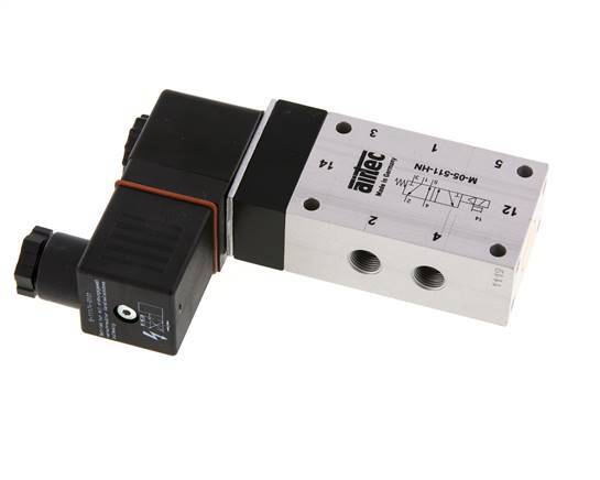 5/2 G1/8'' Magneetventiel 24V DC ATEX 3-10bar/42-140psi Airtec