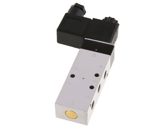 5/2 G1/8'' Magneetventiel 24V DC 3-10bar/42-140psi Airtec