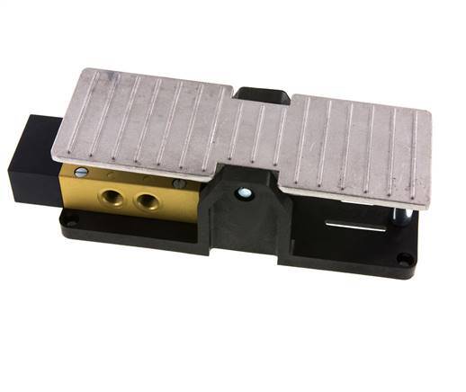 5/3 G1/4 '' Middenuitlaat Voetbediend Ventiel 2.5-10bar/35.0-140psi