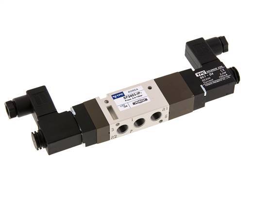 5/3 G1/8'' Exhaust Center Solenoid Valve 24V DC 2-10bar/28-140psi YPC