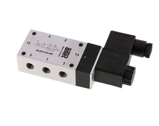 5/2 G1/8'' Solenoid Valve 24V DC 2-10bar/28-140psi Airtec