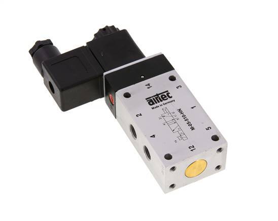 5/2 G1/8'' Magneetventiel 24V DC 2-10bar/28-140psi Airtec