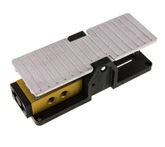 5/3 G1/4 '' Middenuitlaat Voetbediend Ventiel Detent 2.5-10bar/35.0-140psi