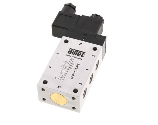 5/2 G1/4'' Magneetventiel 115V AC 1.5-10bar/21.0-140psi Airtec