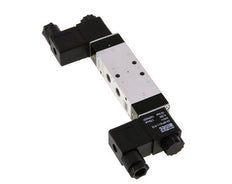 5/3 G1/8'' Midden Gesloten Magneetventiel 12V DC 3-10bar/42-140psi Airtec
