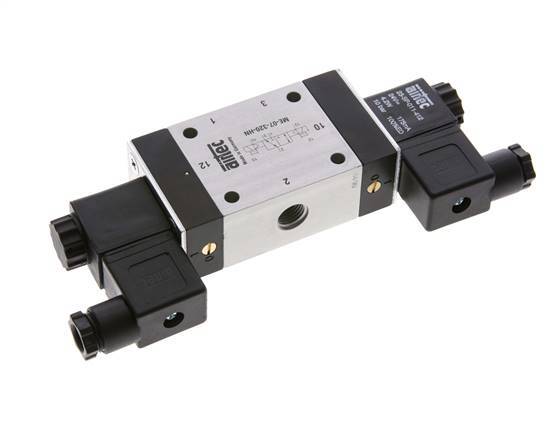 3/2 G1/4'' (G1/8'') Bi-Stabiel Magneetventiel Extern 230V AC 0-10bar/0-140psi Airtec