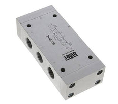 5/3 G1/2'' Midden Gesloten Luchtgestuurd Ventiel 0-10bar/0-140psi Airtec