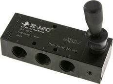 5/2 G1/2'' Handbediend Ventiel Detent 0-8bar/0-112psi E.MC