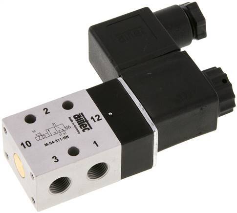 3/2 G1/8'' NC Magneetventiel 115V AC 2.5-10bar/35.0-140psi Airtec