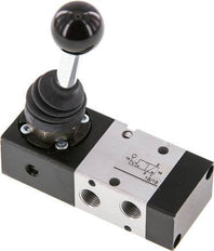 3/2 G1/8'' Handbediend Ventiel Detent -0.95-10bar/-13.2-140psi