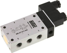 5/2 G1/4'' (G1/8'') Magneetventiel Extern 230V AC -0.95-10bar/-13.2-140psi Airtec
