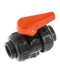 PVC 2-weg Kogelkraan Dubbele Wartel 20 mm Sok EPDM