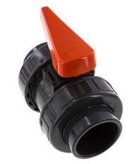 PVC 2-weg Kogelkraan Dubbele Wartel 63 mm Sok EPDM