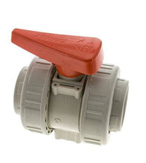 PP-H 2-weg Kogelkraan Dubbele Wartel Rp 2'' EPDM