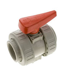 PP-H 2-weg Kogelkraan Dubbele Wartel Rp 2'' EPDM
