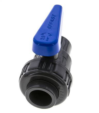 PVC 2-weg Kogelkraan Enkele Wartel 25 mm Sok EPDM