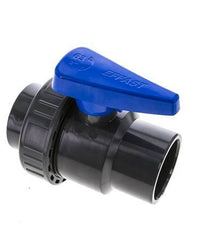 PVC 2-weg Kogelkraan Enkele Wartel 63 mm Sokkel EPDM