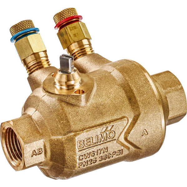 Belimo PI Zone Valve Rp1/2 Kvs0.21 24VAC/DC 75s 2/3-point 1Nm IP40 Measuring Ports C215QPT-B/CQ24A