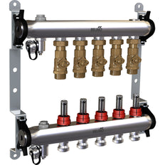 Belimo Verdeelstuk 5 X Zonekleppen 24VAC/DC 75s 0-10V 1Nm IP40 Aansluitklem EM-ECQ-05F/CQ24A-SZ-T