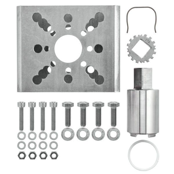 Adapterkit F07/F10 (incl. schroeven F07) Vierkant 45° offset SW 11