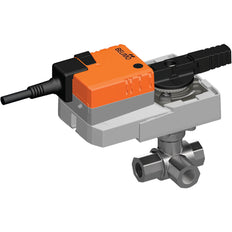 Belimo 3-Weg Kogelkraan Rp1/2 Kvs5.5 100-240VAC 90s 2/3-Punt 20Nm IP67 R3015-BL1/SR230P