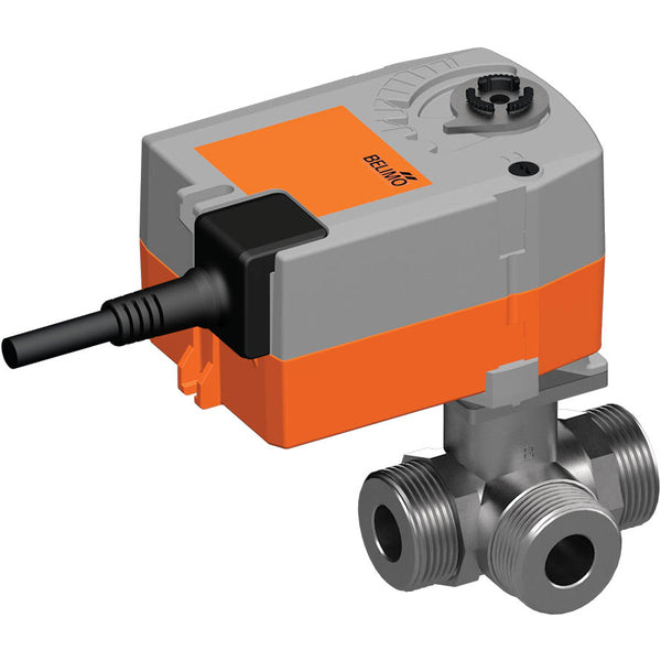 Belimo 3-Weg Regelklep G1 Kvs2.5 24VAC/DC Fail-Safe 90s 2-10V 2.500Nm IP42 R512/TRF24-SR