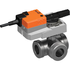Belimo 3-Weg Kogelkraan G2 Kvs32 100-240VAC 90s 2/3-Punt 20Nm IP54 SPDT R532/SR230A-S