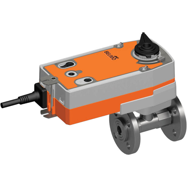 Belimo Characterized Valve DN25 Flange Kvs10 100-240VAC Fail-Safe 35s 3-point 5Nm IP54 SPDT R6025R10-B2/NRFD230A-3-S2