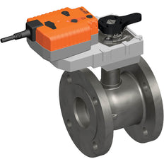 Belimo Characterized Valve DN80 Flange Kvs100 24VAC/DC Fail-Safe NC/NO 150s 2-10V 40Nm IP54 R6080W100-S8/GRK24A-SR-5