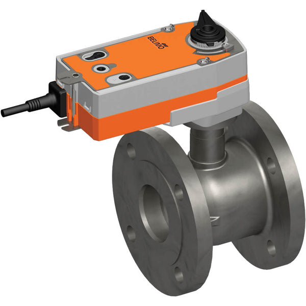 Belimo Regelklep DN80 Flens Kvs100 24VAC/DC Fail-Safe NO 90s 0-10V 20Nm IP54 R6080W100-S8/SRF24A-SZ-5-O