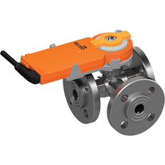 Belimo 3-Weg Regelklep DN15 Flens Kvs1.6 24VAC/DC 75s 2/3-Punt 2Nm IP54 R7015R1P6-B1/KR24