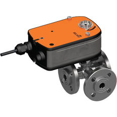 Belimo 3-Weg Kogelkraan DN20 Flens Kvs32 230VAC Fail-Safe 75s 2-Punt 4Nm IP54 R7020R-B1/LRF230