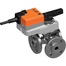 Belimo 3-Weg Kogelkraan DN20 Flens Kvs32 100-240VAC 90s 2/3-Punt 10Nm IP54 SPDT R7020R-B1/NR230A-S