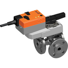 Belimo 3-Weg Regelklep DN15 Flens Kvs0.63 24VAC/DC 9s 2-10V 8Nm IP54 R7015RP63-B1/NRQ24A-SR
