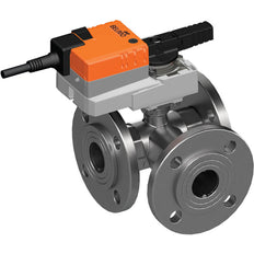 Belimo 3-Way Characterized Valve DN40 Flange Kvs16 24VAC/DC 35s 2-10V 10Nm IP54 R7040R16-B3/NRC24A-SR
