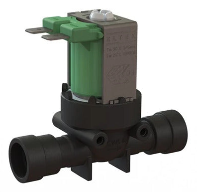 Solenoid Valve 1/4'' Push-in NC Polyamide EPDM 0.2-10bar/3-145psi 12VDC Drinking Water